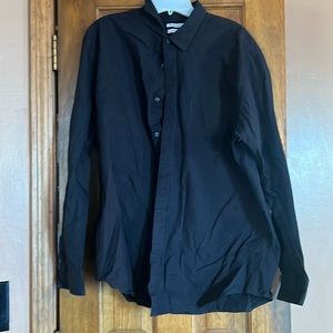 Amazon Essentials LS Black Dress Shirt